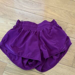 lululemon athletica Deep Purple Athletic Shorts